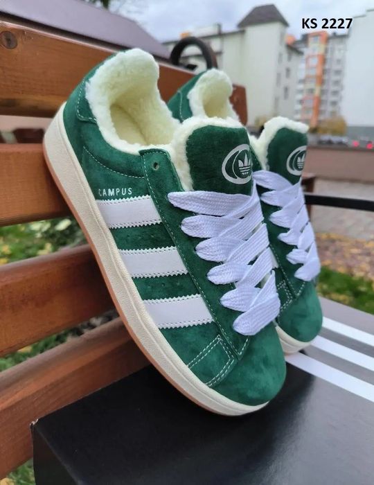 Adidas Campus 00s Green ЗИМА