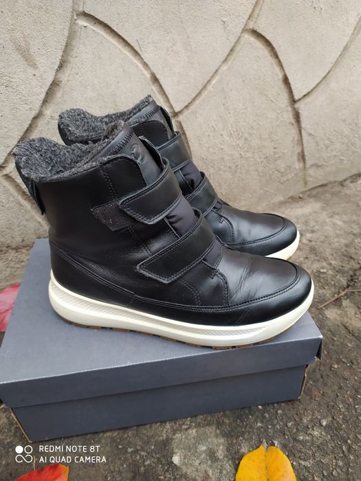 Ecco 39 ботинки на дівчинку зимові сапоги теплі чоботи черевики ессо