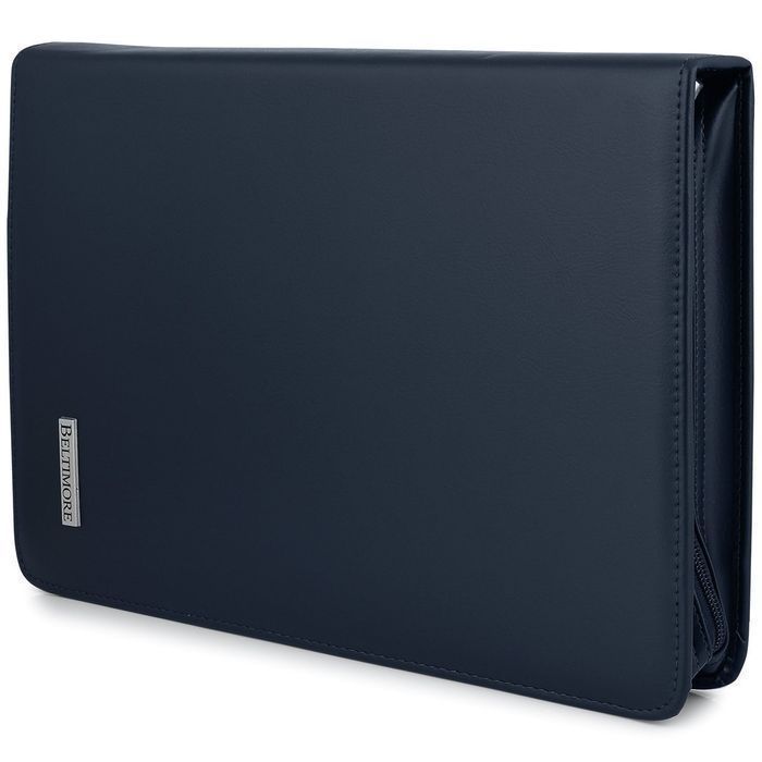 Beltimore granatowy męski biwuar aktówka teczka organizer handlowca