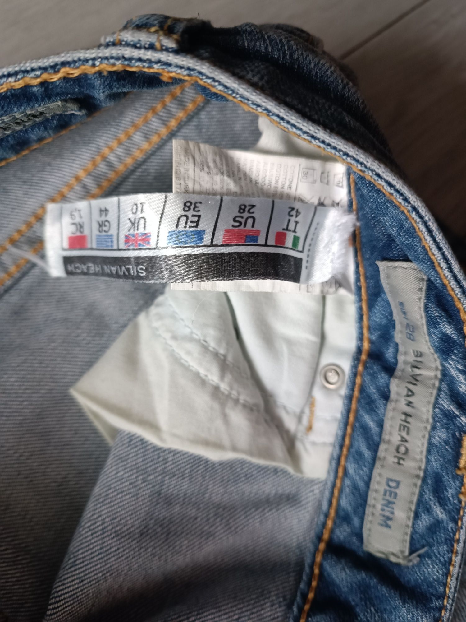 Jeansy spodnie silvian heach 38 M