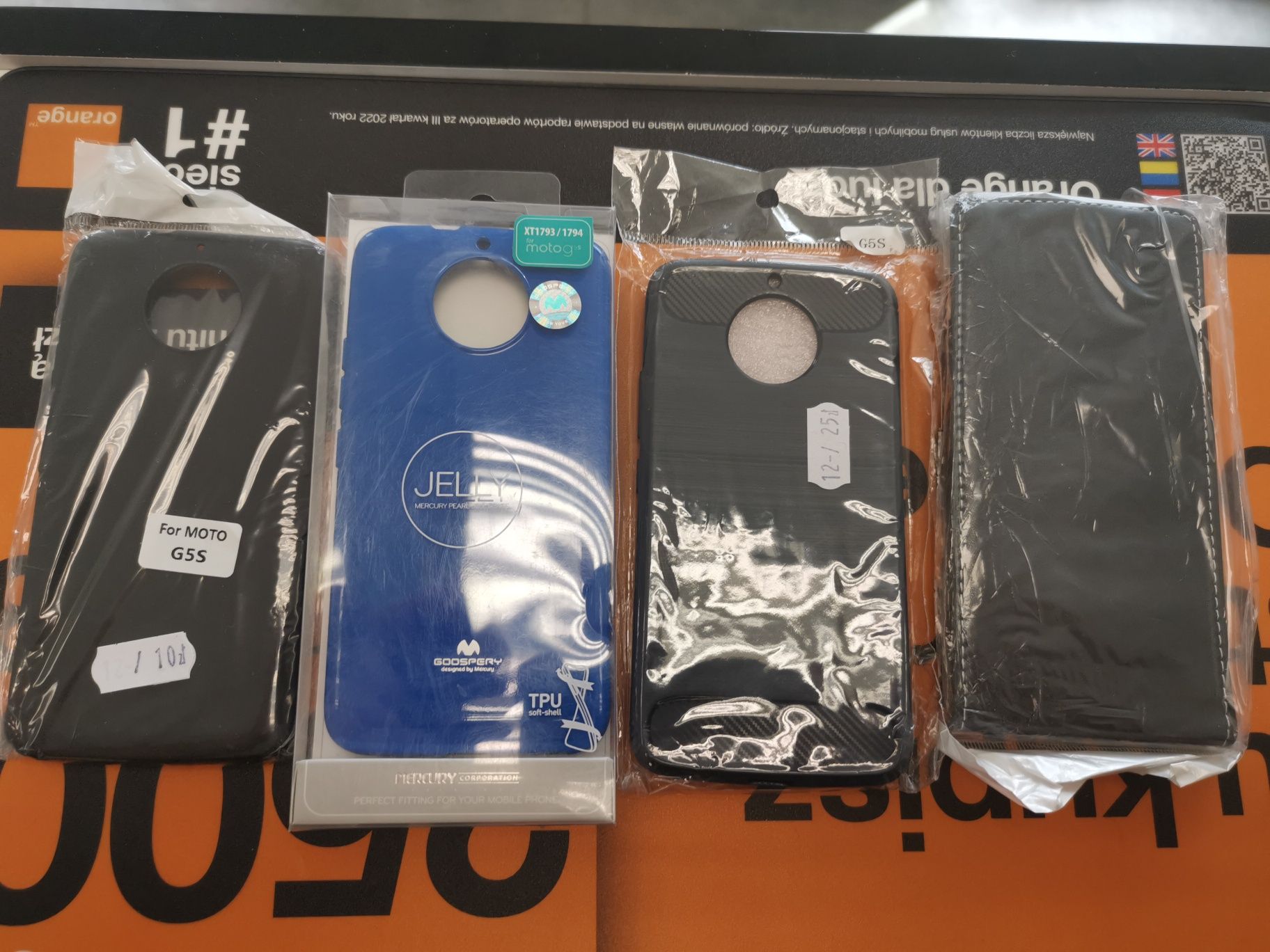 Komplet 4 szt etui pokrowiec case plecki do Motorola G5s