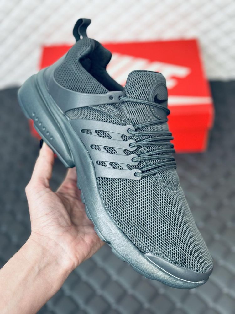 Nike Air Presto All Grey кроссовки мужские Найк Престо серые