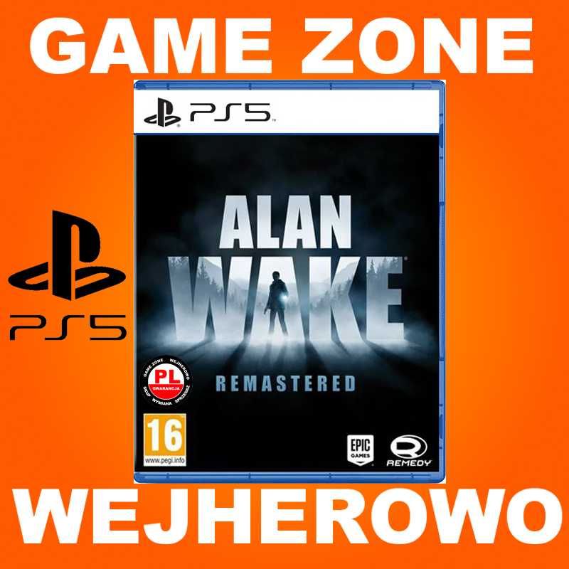 ALAN WAKE Remastered PS5 = PŁYTA PL = sklep Wejherowo
