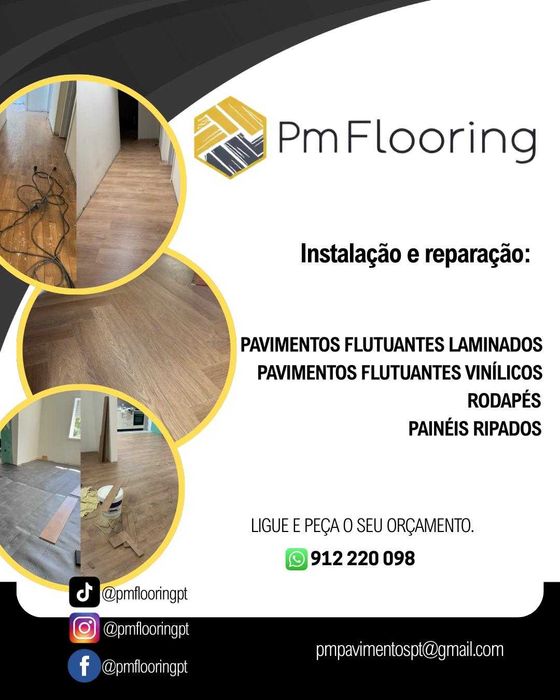 Instalação de Pisos Flutuantes com Acabamento Premium com Pm Flooring