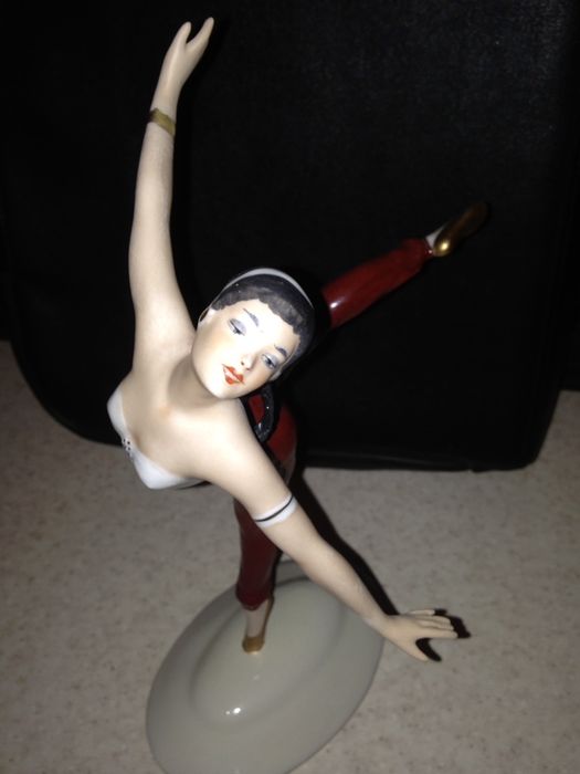 Статуэтка немецкая фигурка Балерина Германия фарфор