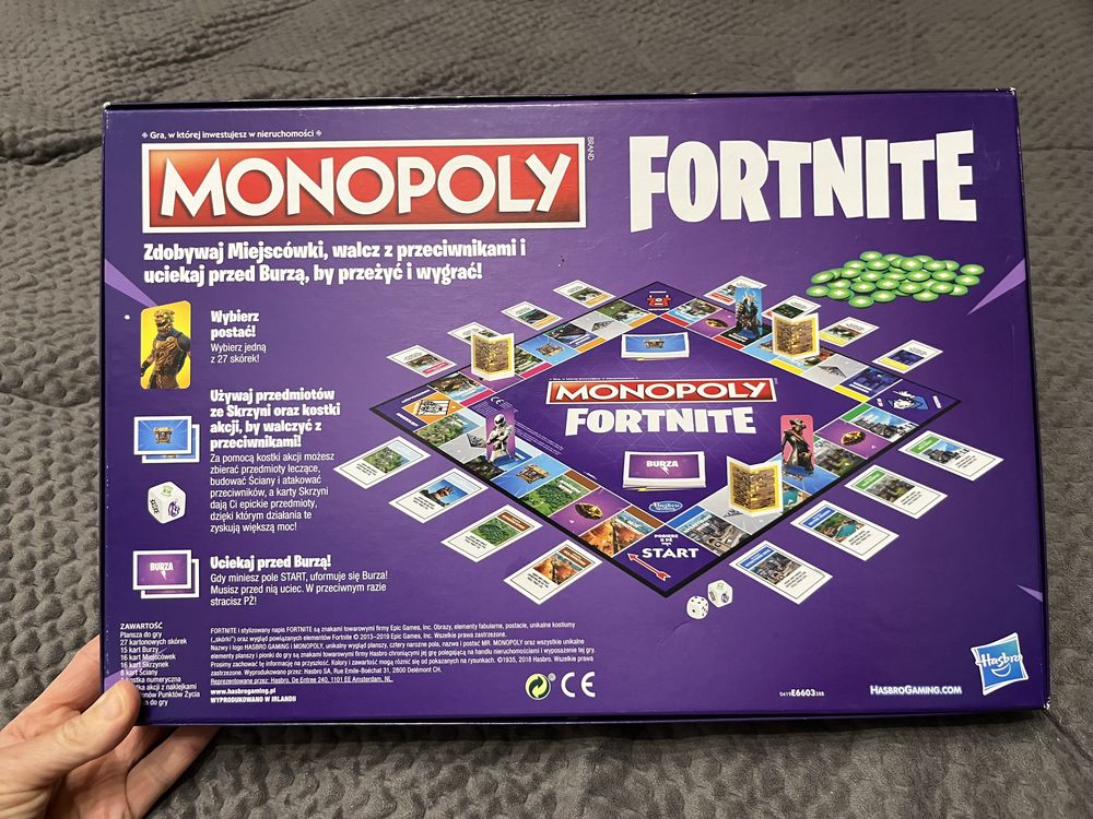 Monopoly Fortnite gra planszowa od Hasbro