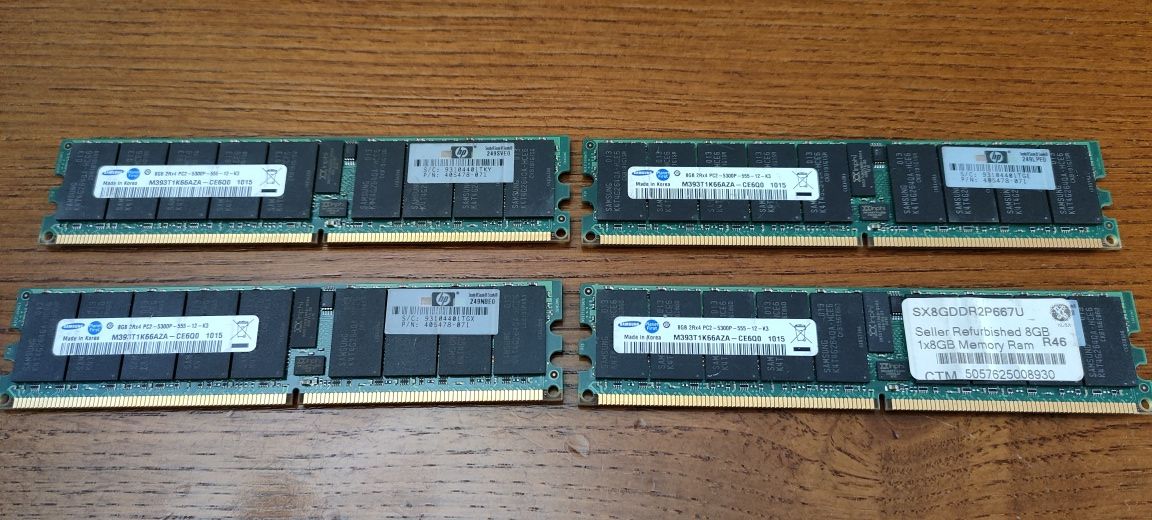 8GB DDR2 Samsung HP