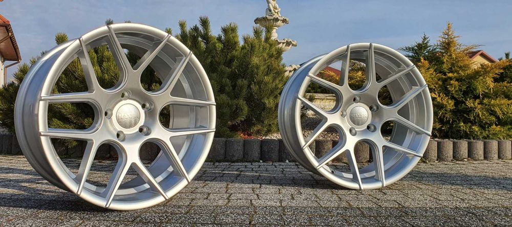 FELGI Haxer HX022 do BMW E36 E46 E90 F30 F31 F32 8j i 9j x 18 Srebrne
