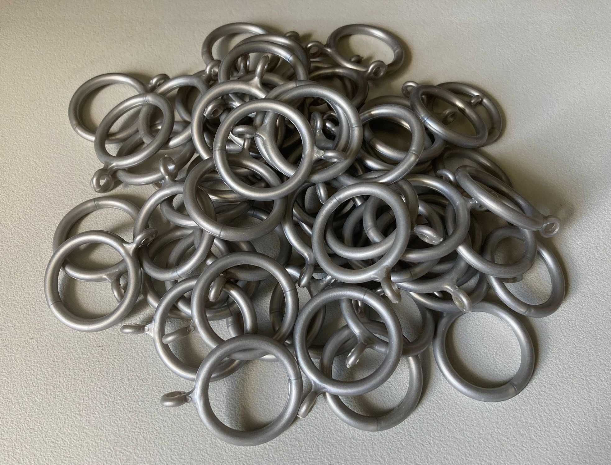 Conjunto de 60 Argolas para Varão de Cortinado