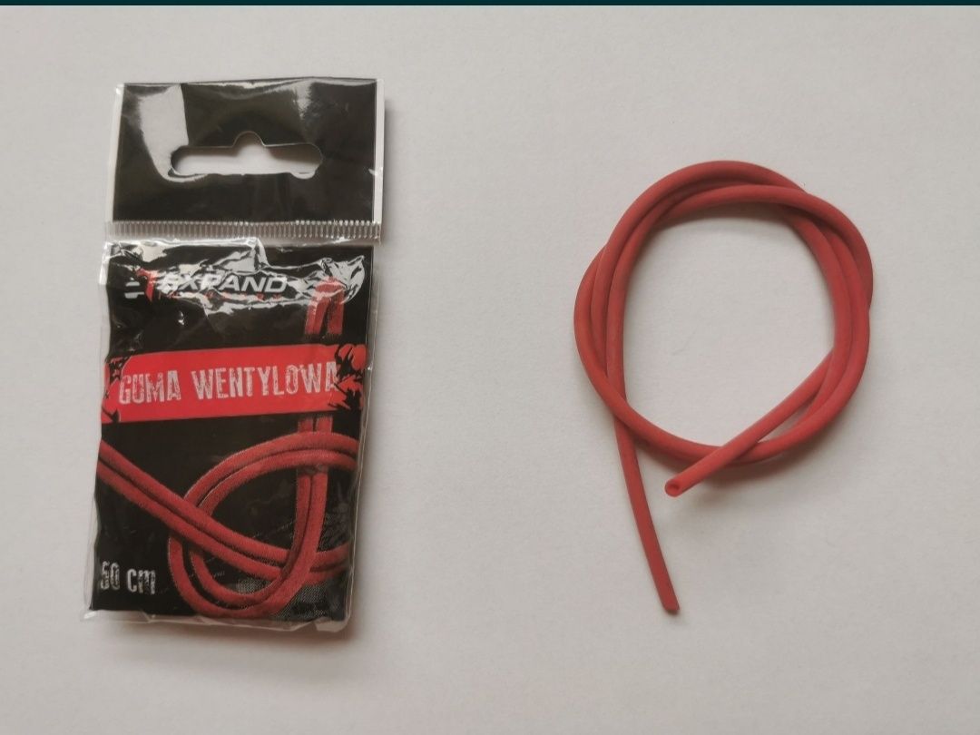 Gumka do wetyla wętkarstwo guma ryby 50 cm. Pakiet 5 szt