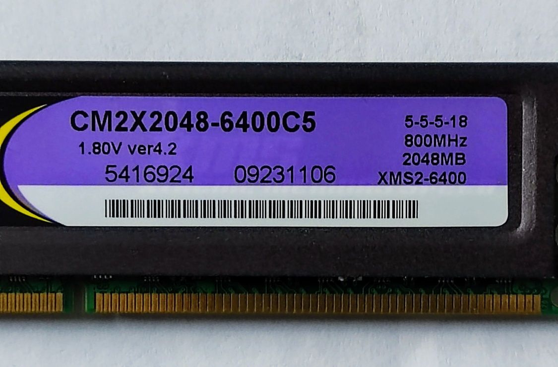 Pamięć RAM 4GB, DDR2,