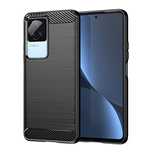 Carbon Case etui Xiaomi Poco F4/5G elastyczny silikonowy karbonowy pok