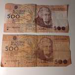 Notas de 500 escudos