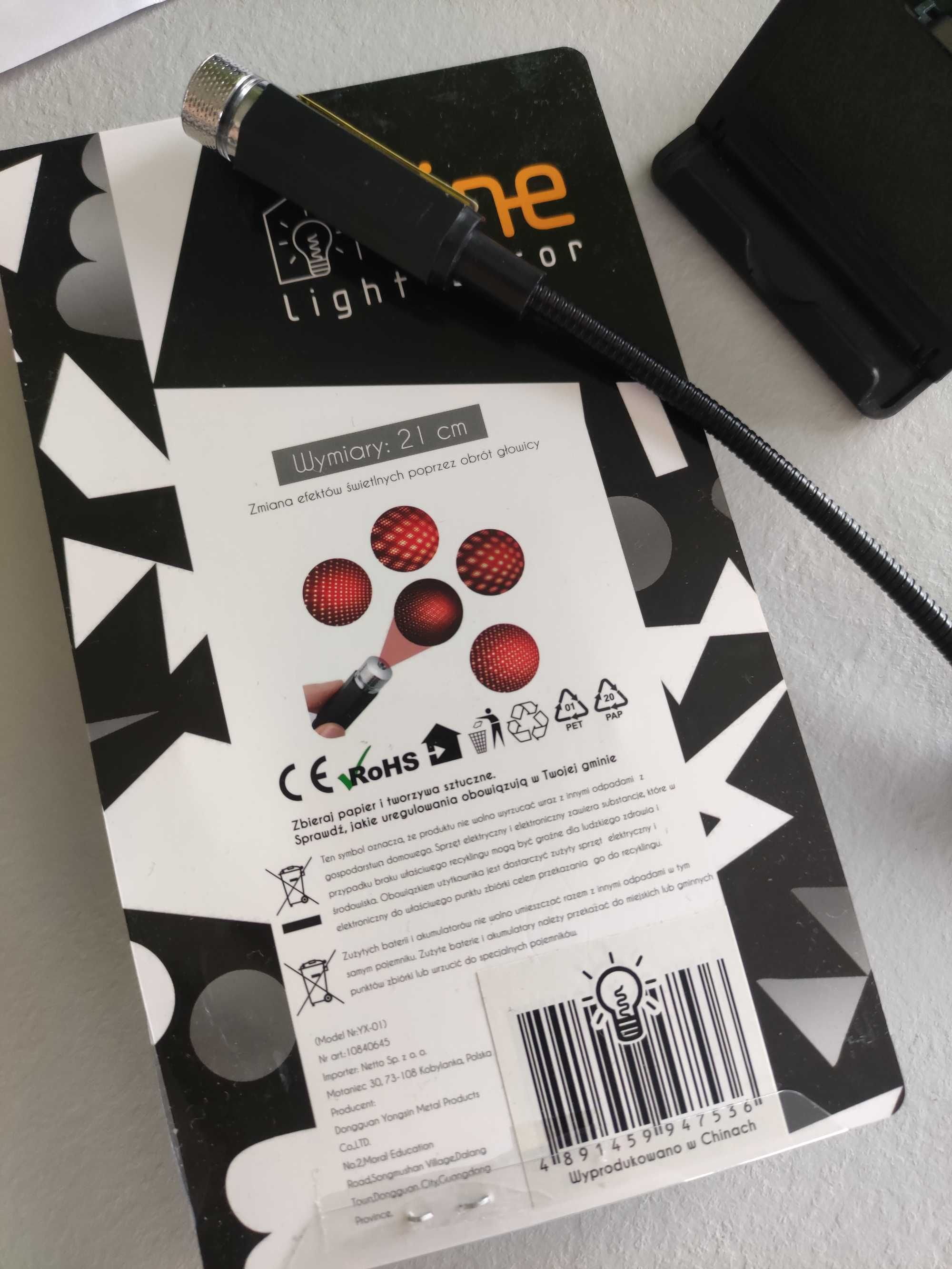 Projektor gwiazd USB