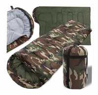 Śpiwór turystyczny wojskowy ciepły pod namiot 210x75