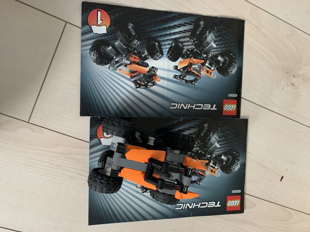 Lego samochodzik plus dźwig