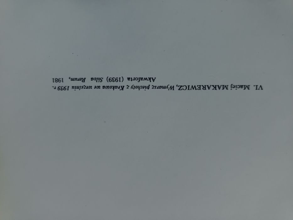 Grafika Maciej Makarewicz Wymarsz piechoty z Krakowa we wrześniu 1939