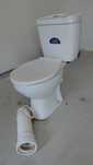 WC compact komplet z deską i elastyczną rurą 110 miska sedes