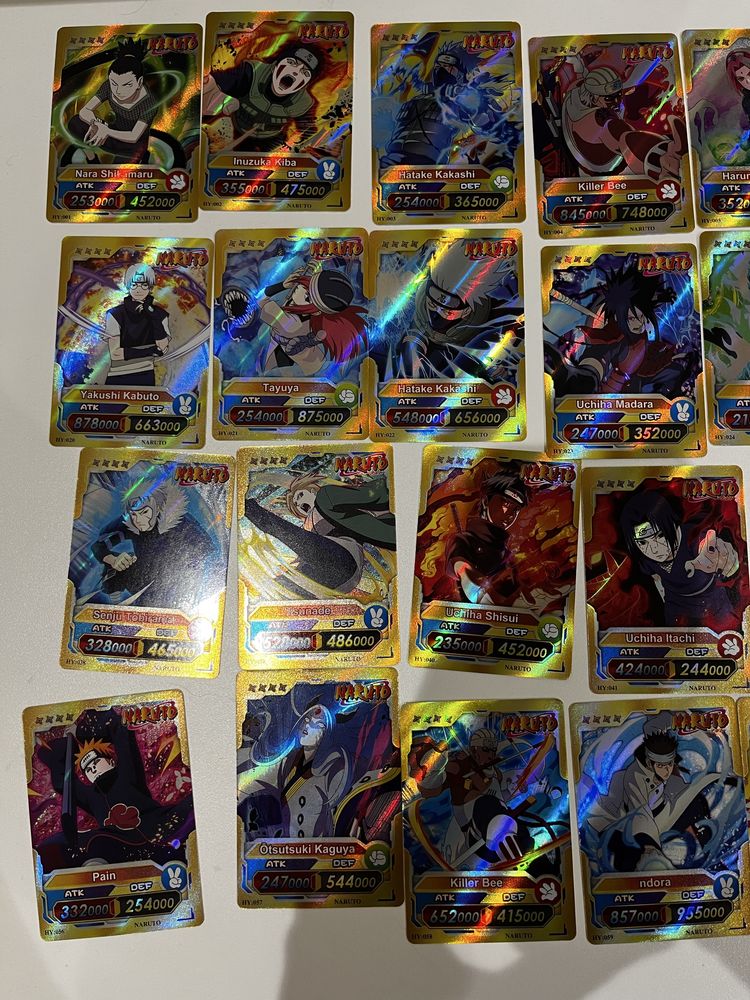 Karty naruto od 001 do 064