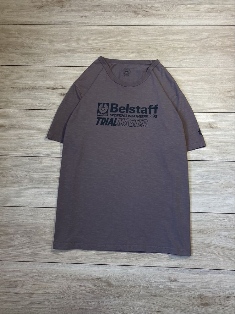 Мужская футболка Belstaff big logo (оригинал)