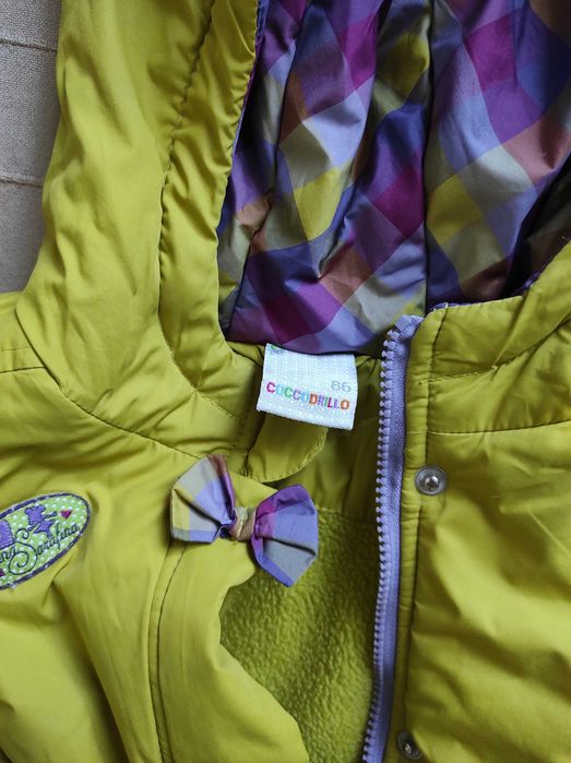 Cocodrillo Komplet kombinezon zimowy kurtka rękawiczki