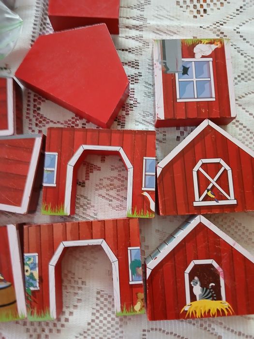 Drewniana farma dla dzieci 2 zestawy