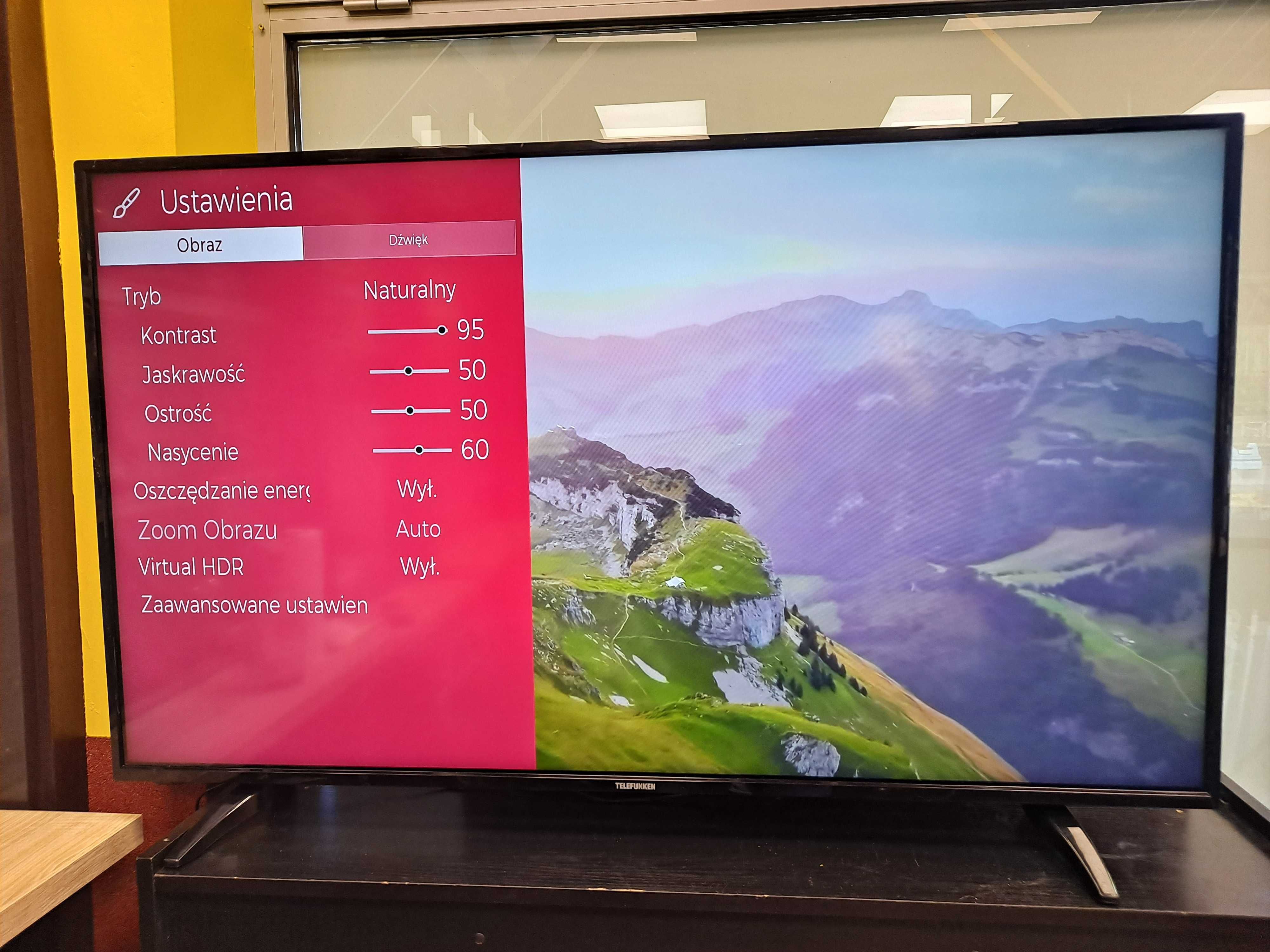 telewizor Telefunken Smart Tv 4K 55 cali