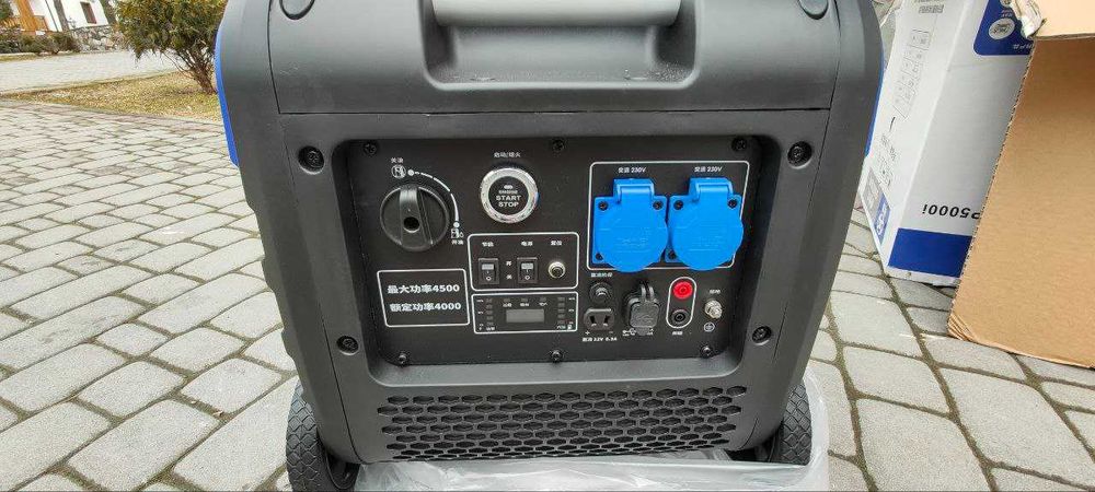 ТИХІ генератор інвенторний бензиновий 2.4-5,8 кВт чиста синусоїда нови