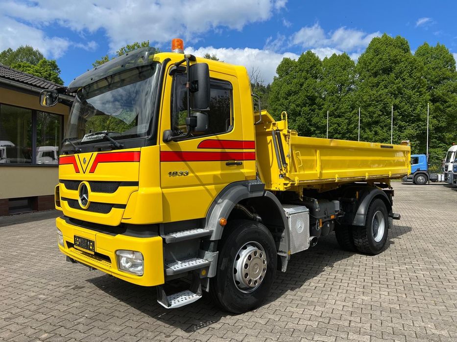 Mercedes-Benz 1833 AXOR II wywrotka, 3-str. MEILLER, 10 TON, MANUAL, 163 t.km.! TOP!  wywrotka, 3-str. MEILLER, 10 TON, MANUAL, 163 t.km.! TOP!