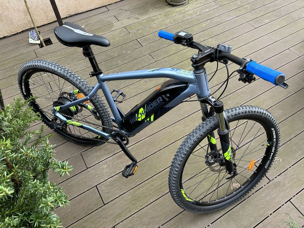 Rower elektryczny górski MTB Rockrider E-ST 100 27,5”