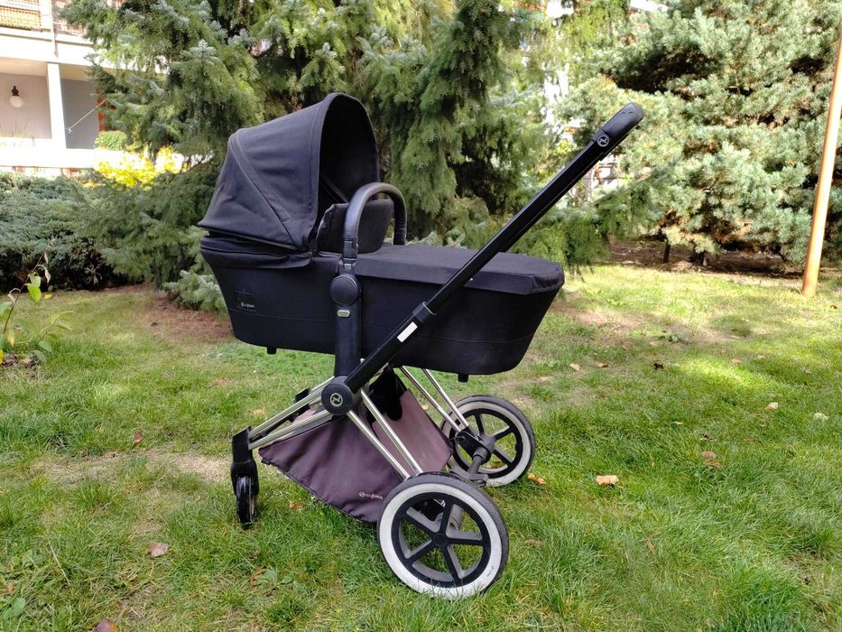 Zestaw wózek Cybex Priam – z gondolą i fotelikiem samochodowym (cosy)