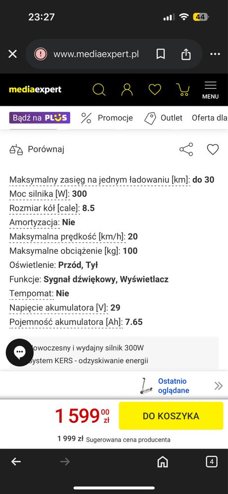 Hulajnoga elektryczna