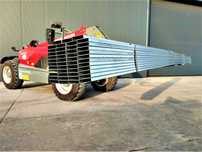 80x20x1,2 Profile stalowe ocynkowane zamknięte rury panele ogrodzenie