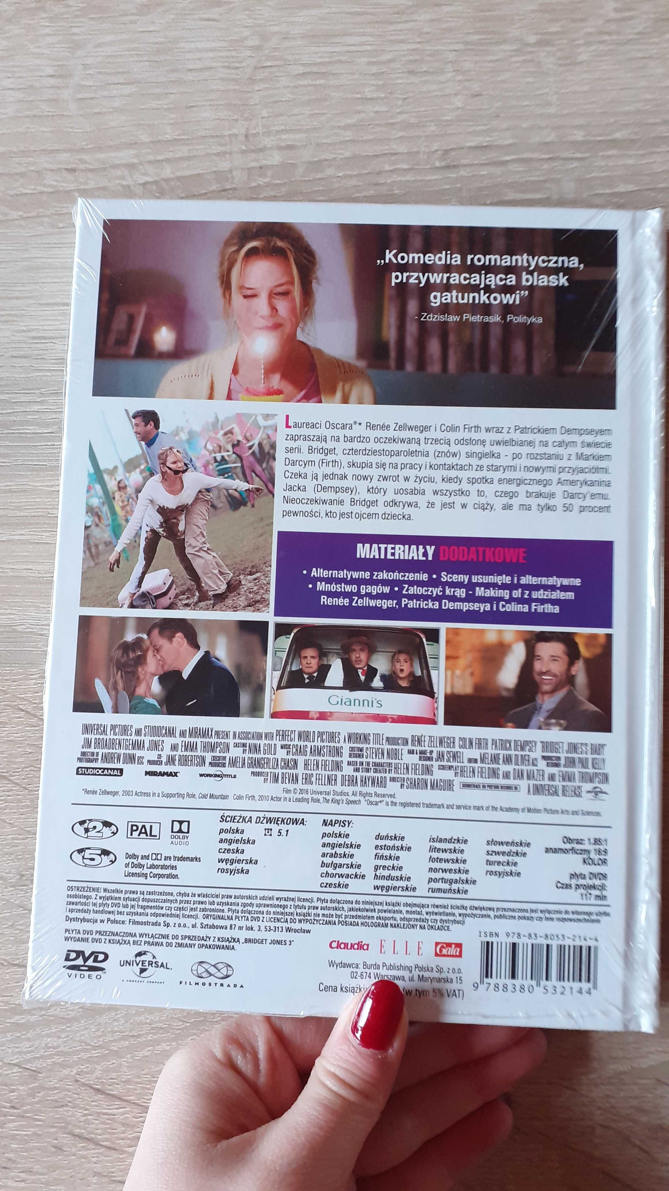 Film "Bridget Jones 3" nowy, zafoliowany