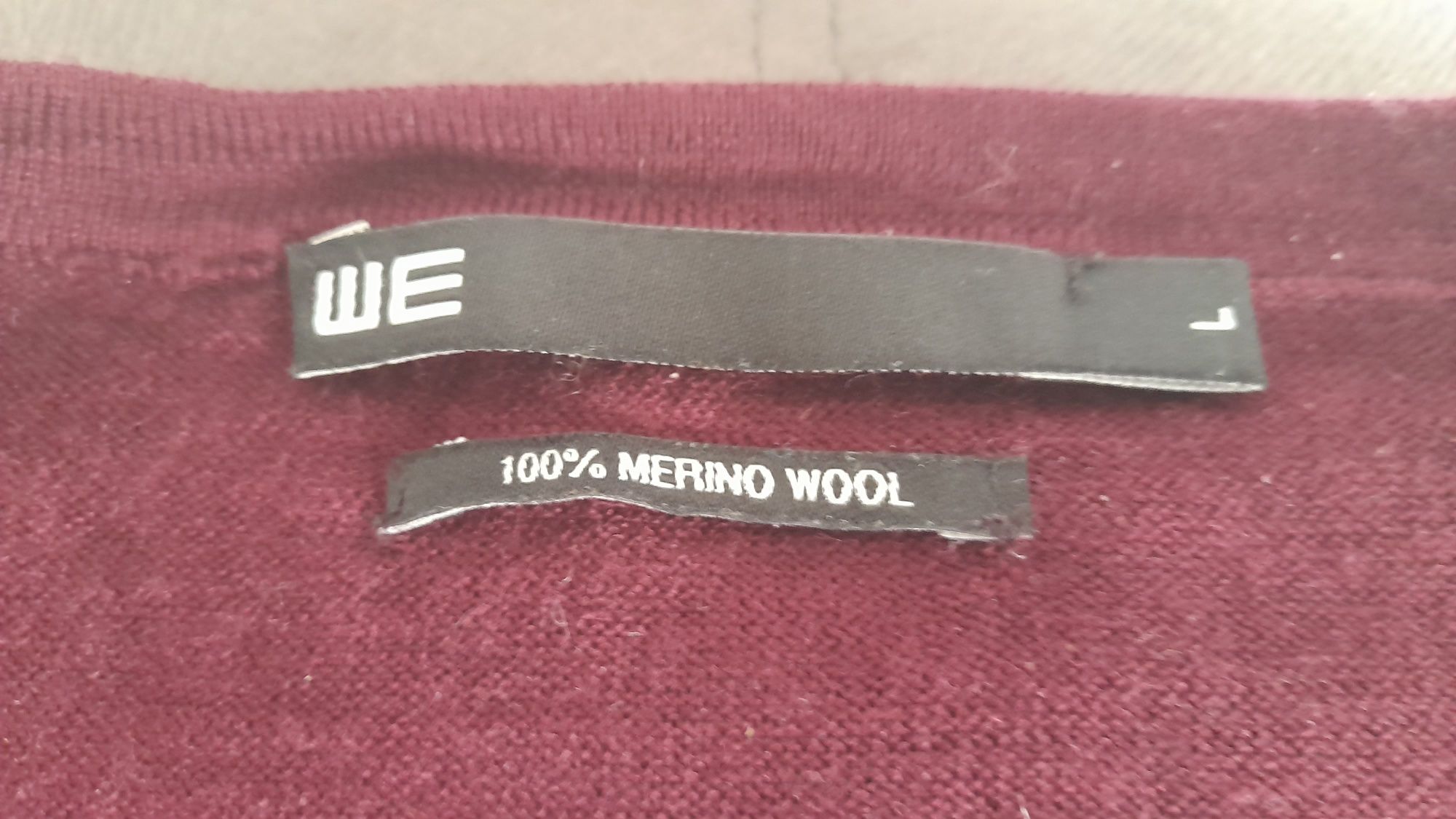 Sweter 100% Merino L męski