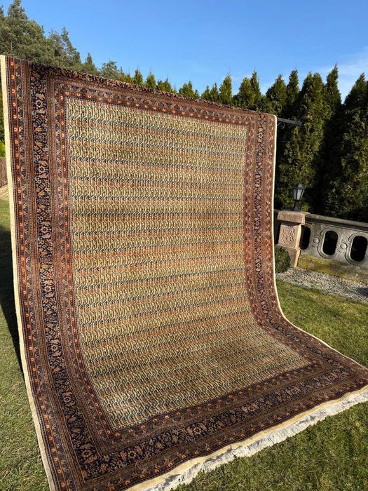 Dywan kaszmirowy r.tkany perski Indo Senneh 360x250 galeria 25 tyś