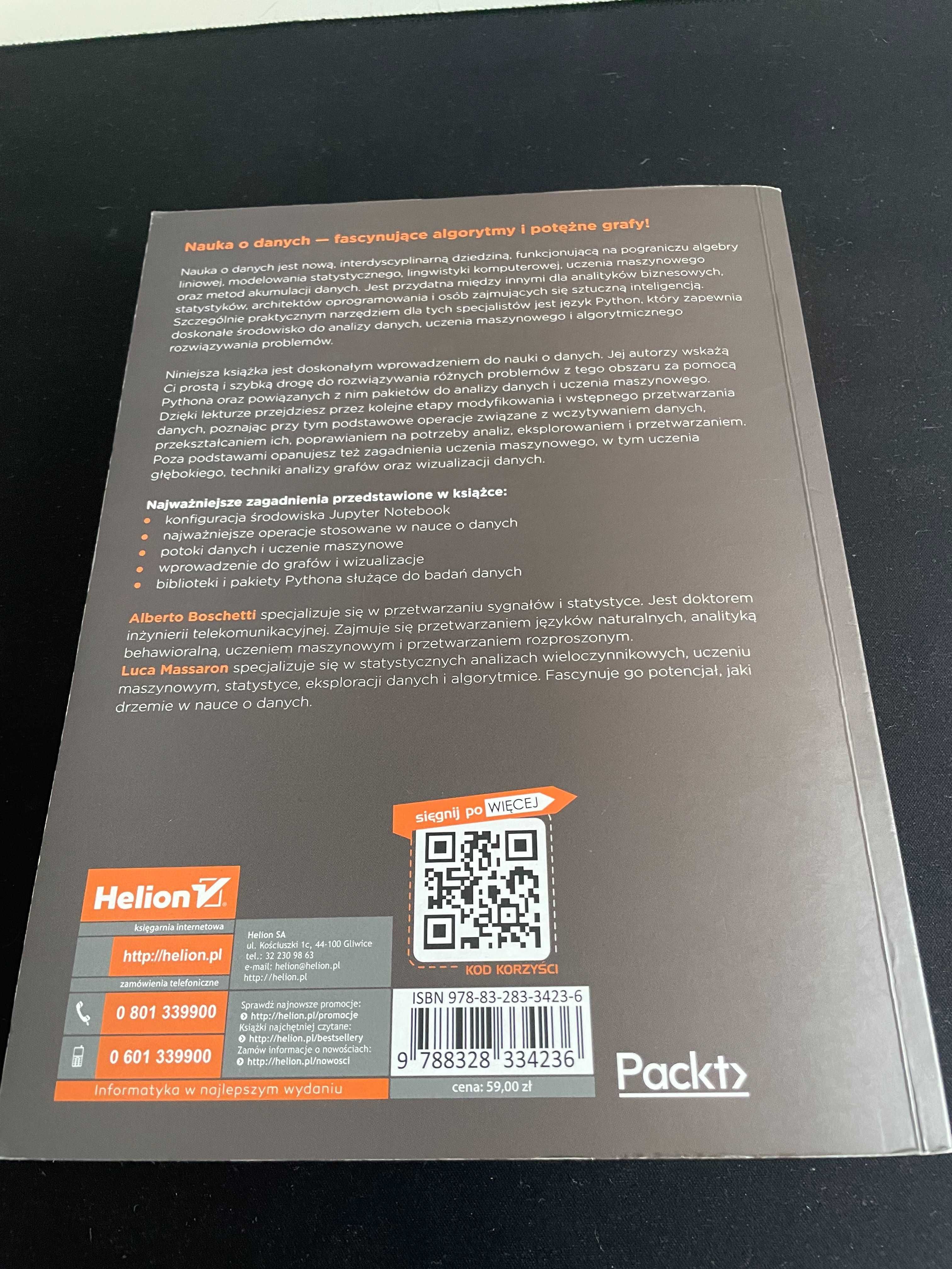A. Boschetti, L. Massaron – Python. Podstawy nauki o danych (2017)