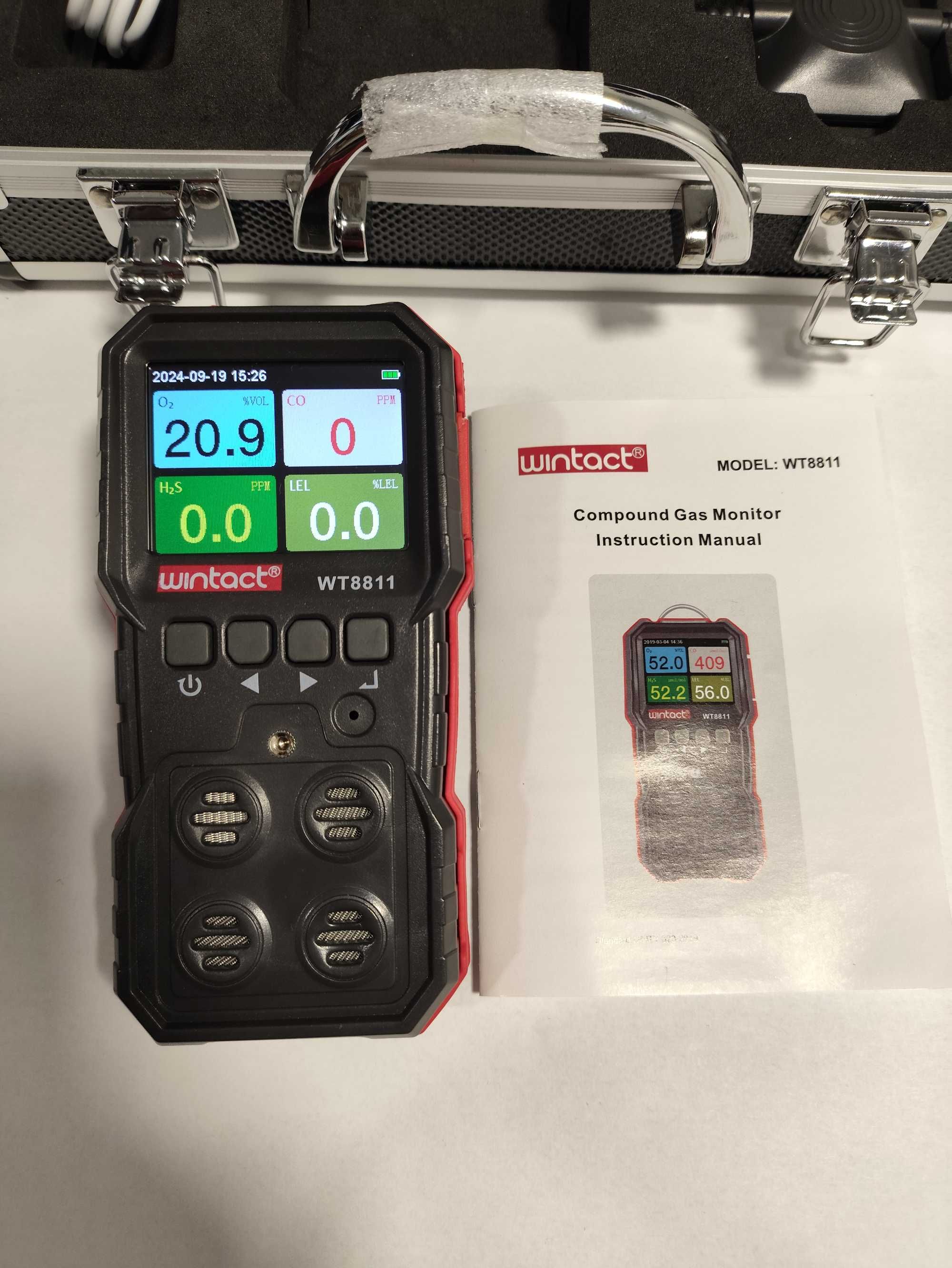 Многоканальный газоанализатор 4-в-1 Wintact WT8811