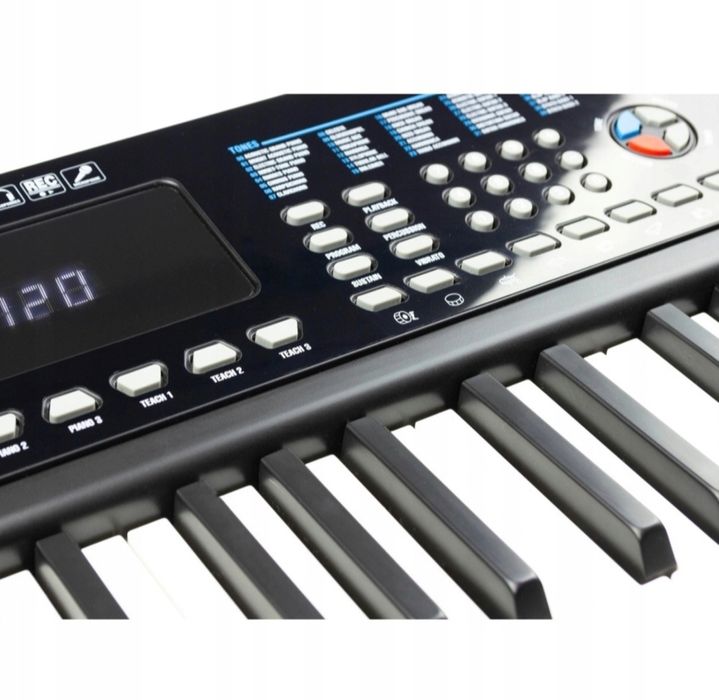 Keyboard Dla Początkujących i Dzieci 128 Rytmów LCD SM-61k