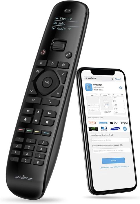 Pilot Uniwersalny SofaBaton U2 IR Bluetooth do TV Blu-ray DVD Dekodery