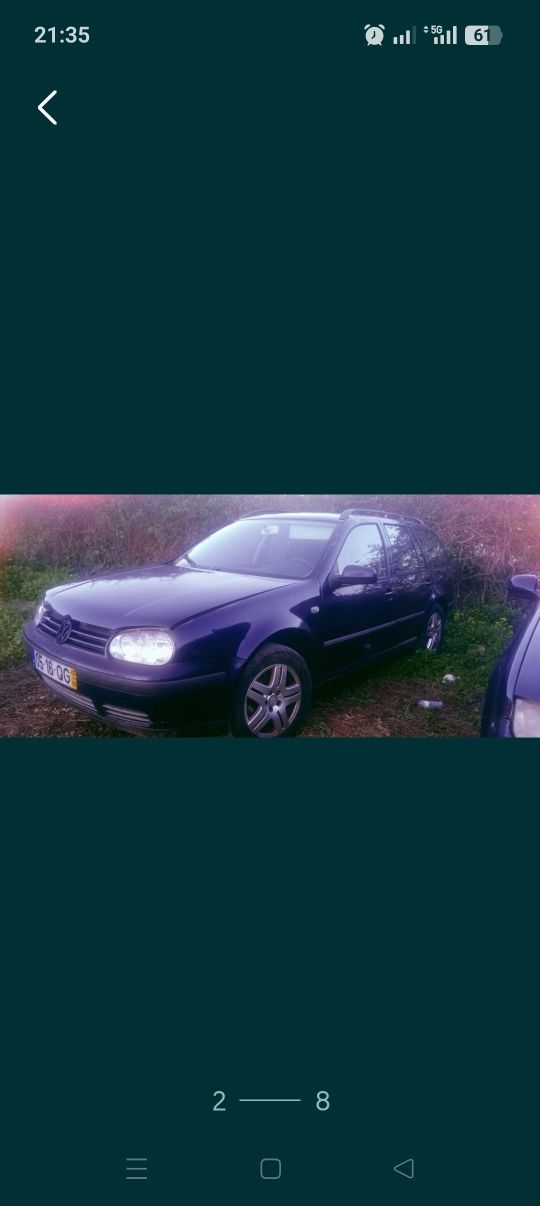 Vw golf 4 carinha so peças 1.4 gasolina