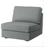 Poltrona Sofá-Cama Cinzenta IKEA