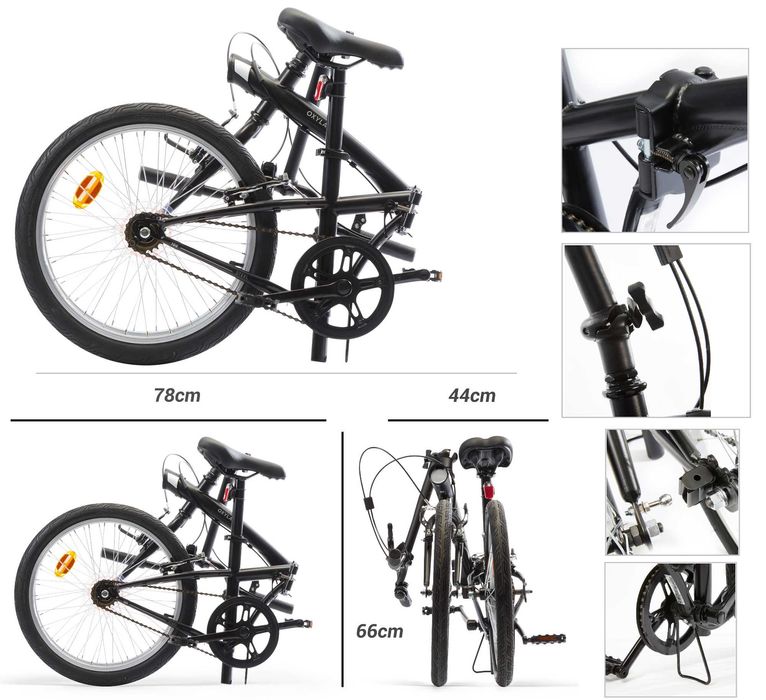 Bicicleta Dobrável Com Acessórios