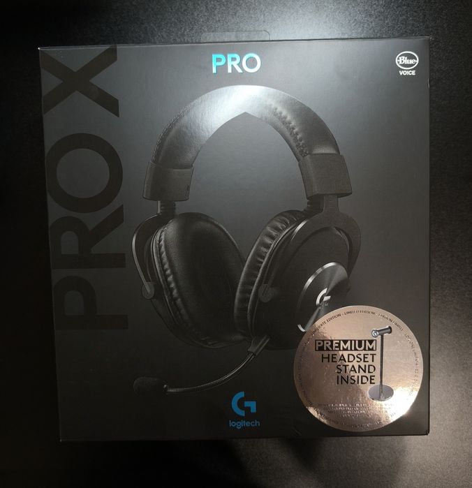 Навушники Logitech G PRO X Gaming Headset Black + Підставка