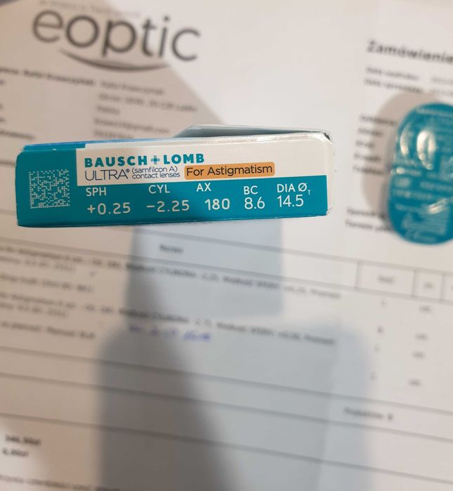 Soczewki Bausch Lomb ULTRA For Astigmatism Nowe