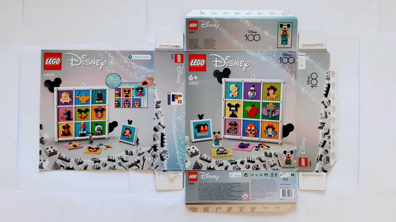 Lego Disney 43221 - Disney Animation Icons 100 Years  peças novas