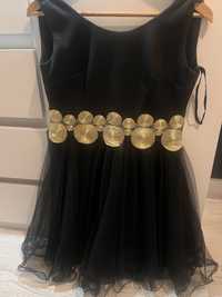 Sukienka czarna tiulowa