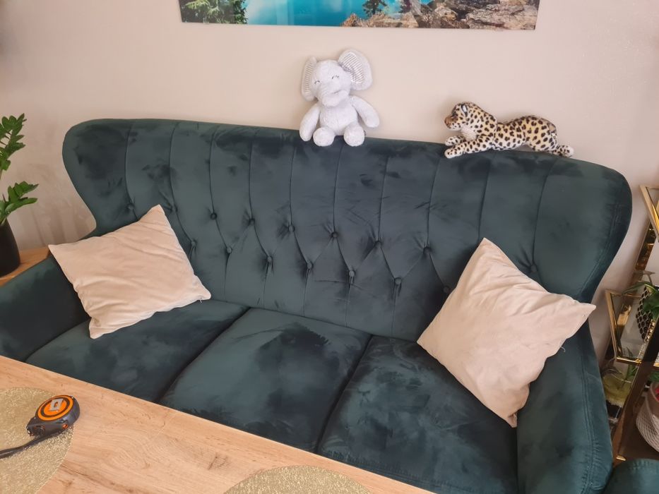 Sofa butelkowa zieleń kelso