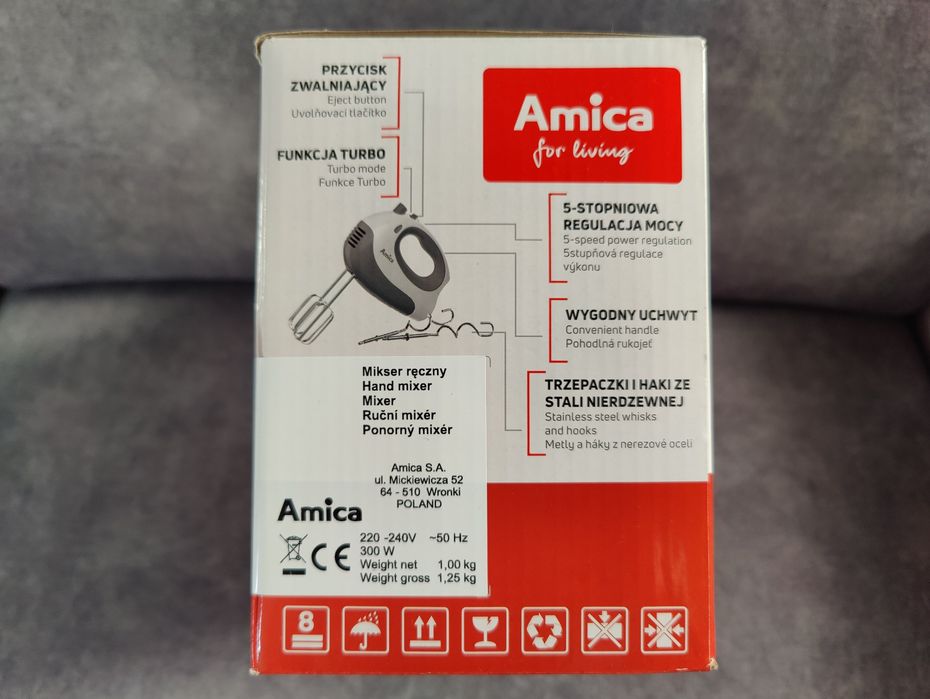 Mikser Amica MD1014 nowy 250W
