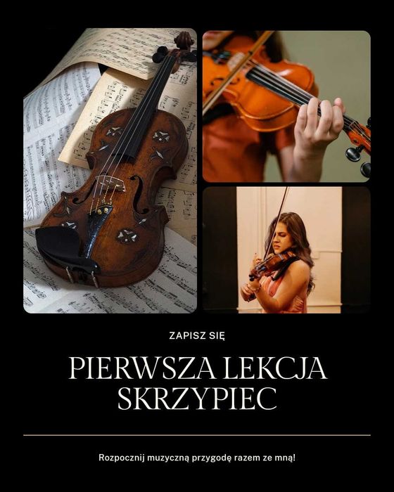 Pierwsza lekcja skrzypiec on-line!